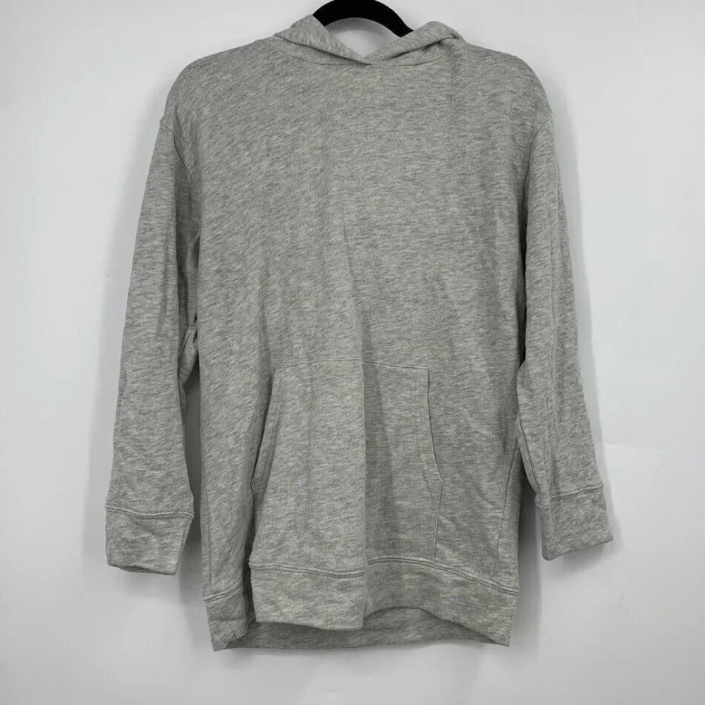 Melrose and Market Women's Heathered Gray Long Sleeve Pullover‎ Hoodie SZ XS NWT